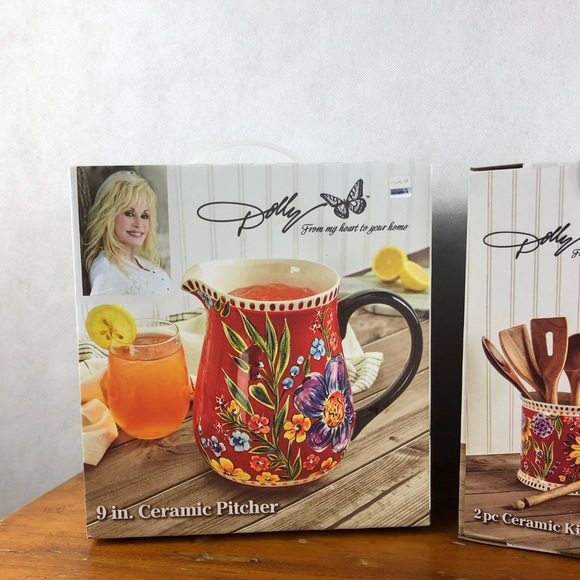 Dolly Parton Floral Kitchen Set - Picture 10 of 10